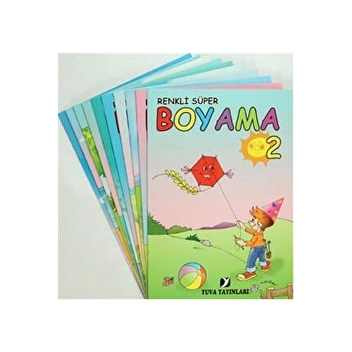 Renkli Süper Boyama (10 Kitap Takım)