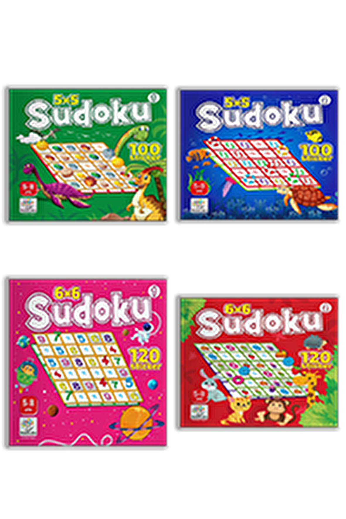 5-8 Yaş Stickerlı Sudoku Seti Yükselen Zeka