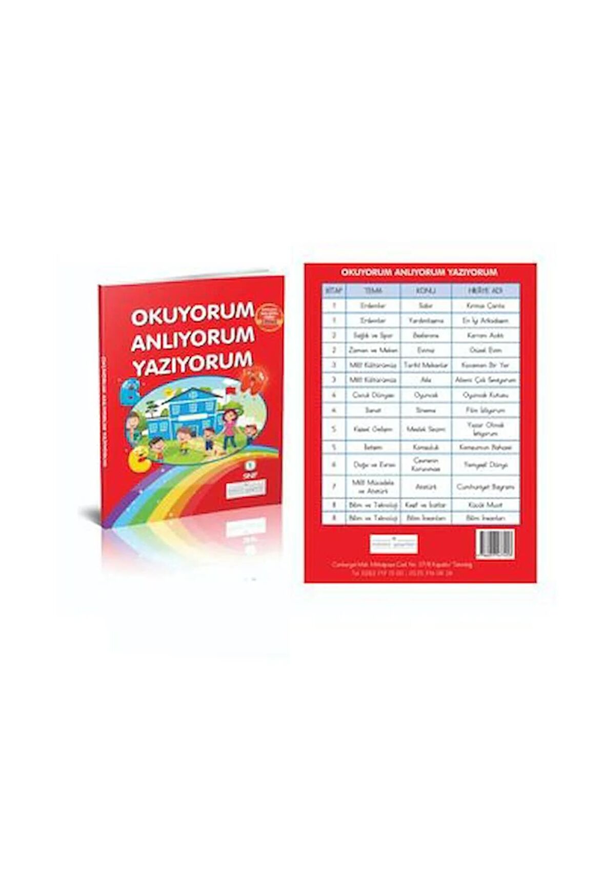 Metafor Yayınları Metafor 1. Sınıf Okuyorum Anlıyorum Yazıyorum(8 Kitap) Metafor Yayınları