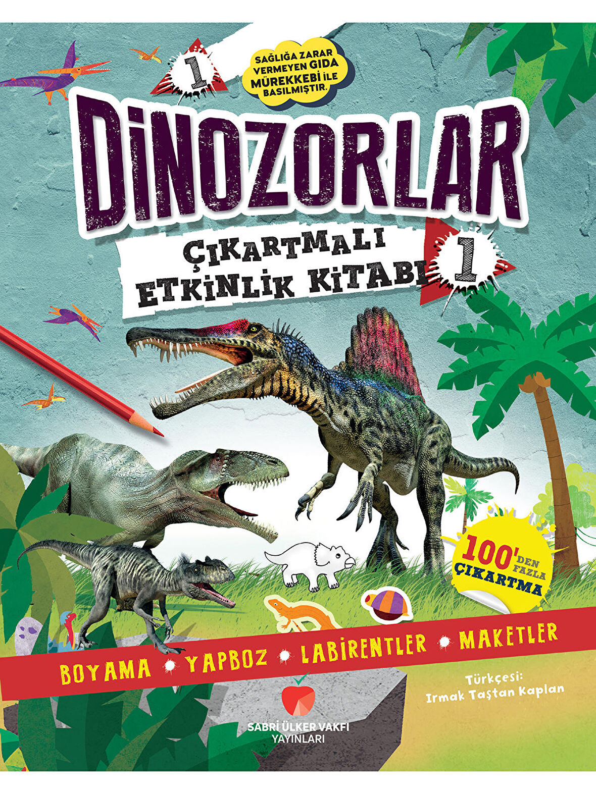 Dinozorlar Çıkartmalı Etkinlik Kitabı 1