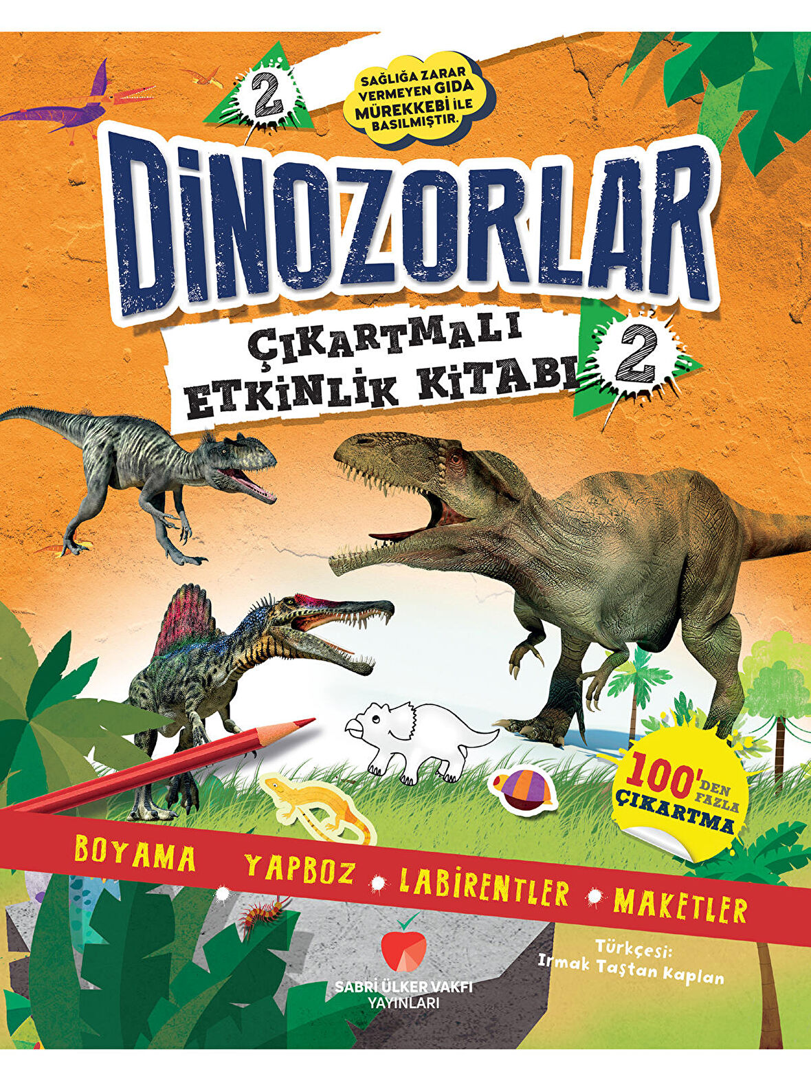 Dinozorlar Çıkartmalı Etkinlik Kitabı 2