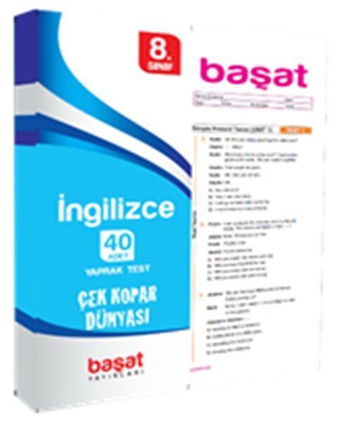 8. Sınıf İngilizce 40 Yaprak Test