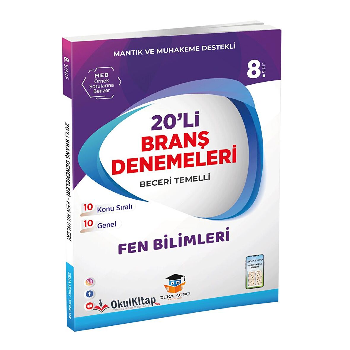 Zeka Küpü Yayınları 8.Sınıf Fen Bilimleri 20 li Deneme