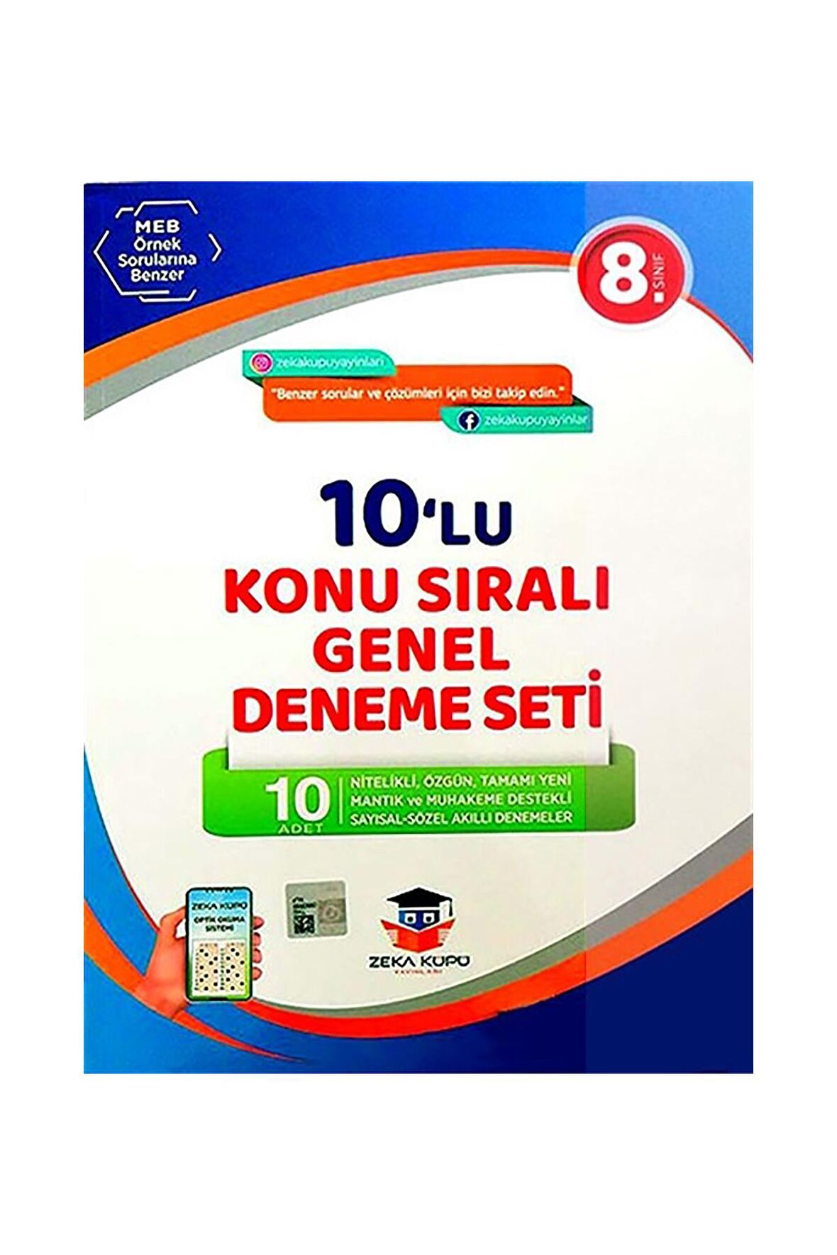 Zeka Küpü 8.Sınıf 10 Lu Konu Sıralı Genel Deneme Seti