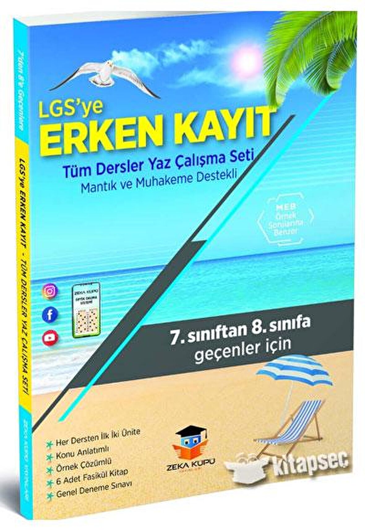 8. Sınıf LGS'ye Erken Kayıt Tüm Dersler Yaz Çalışma Seti