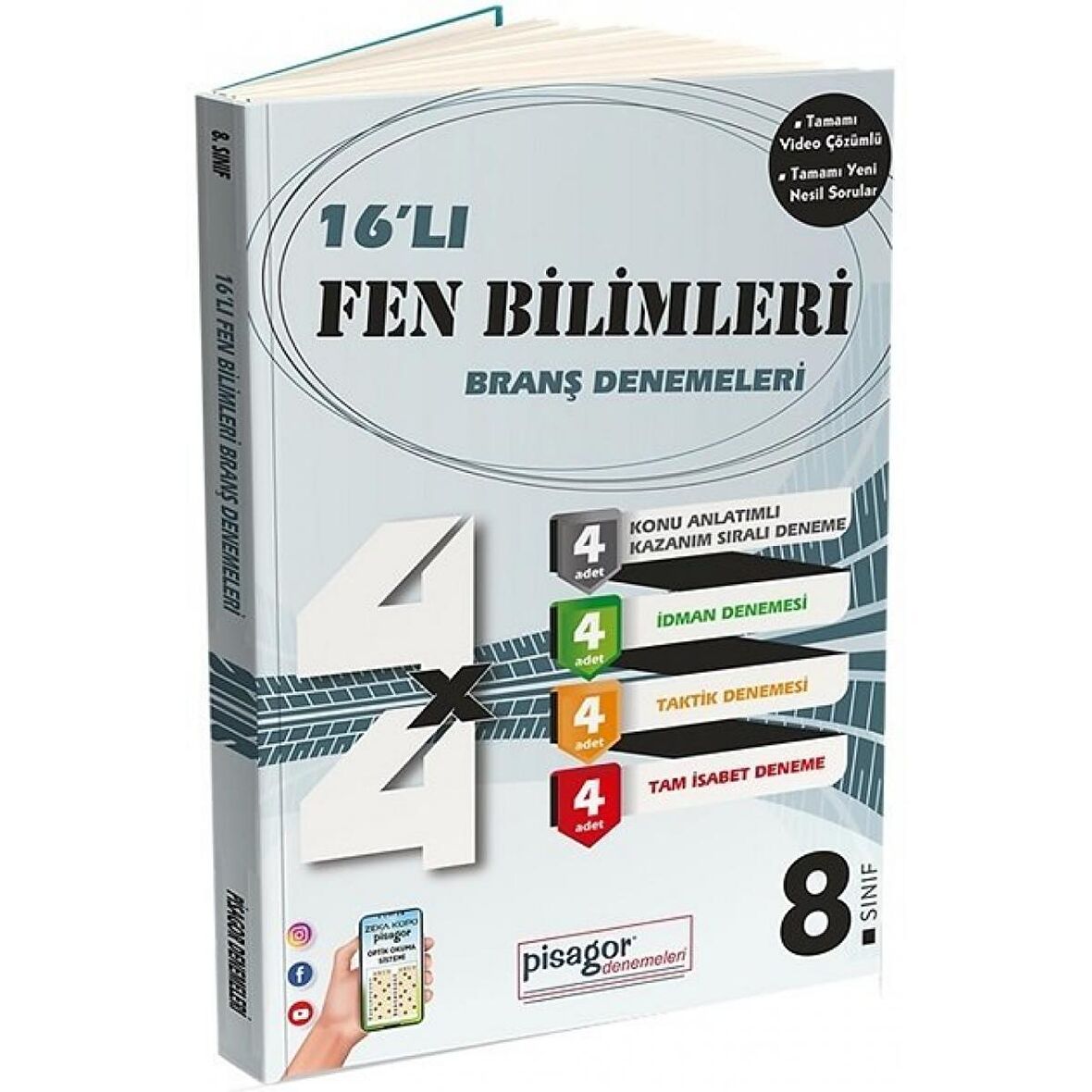 8. Sınıf Pisagor 16'lı Fen Bilimleri Denemesi