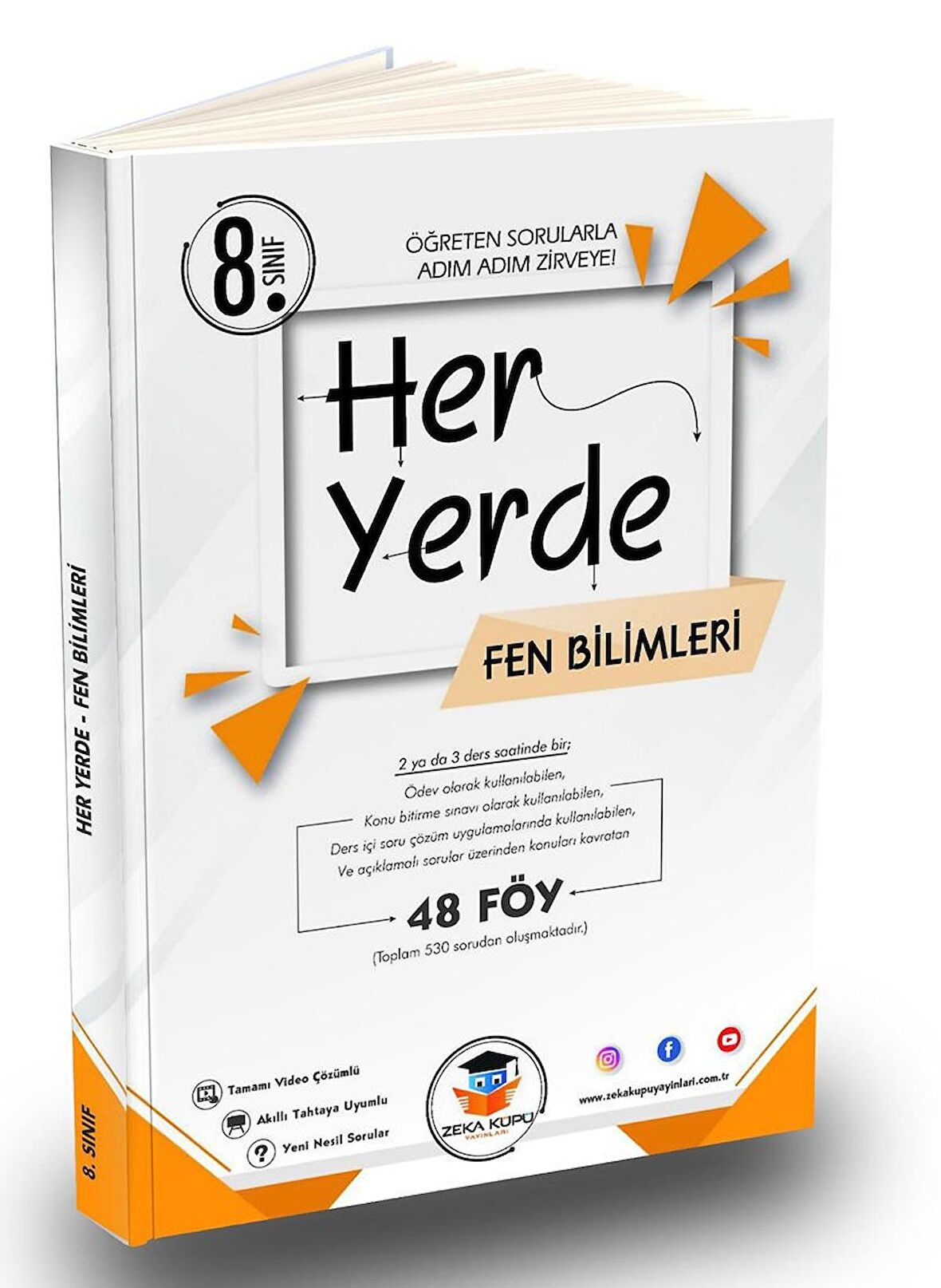 8. Sınıf Her Yerde Fen Bilimleri 48 Föy Zeka Küpü Yayınları