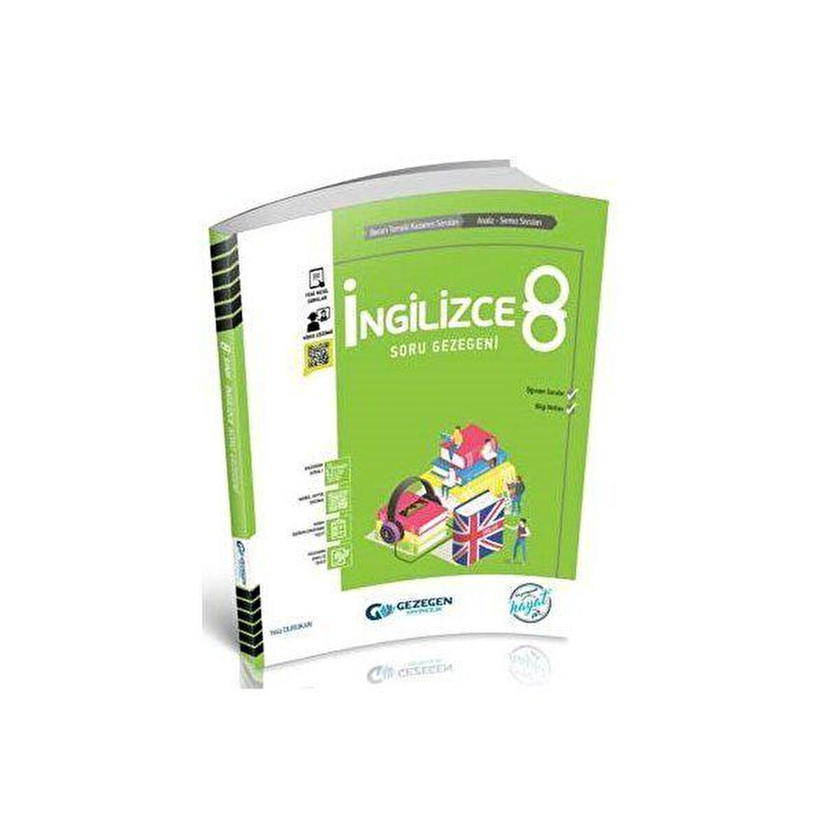 GEZEGEN 8.SINIF İNGİLİZCE SORU GEZEGENİ (GENİŞ KİTAP)
