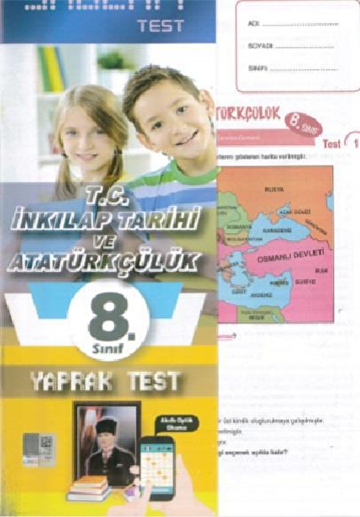 Molekül 8.Sınıf T.C. İnkılap Tarihi ve Atatürkçülük Sağlam Yaprak Test
