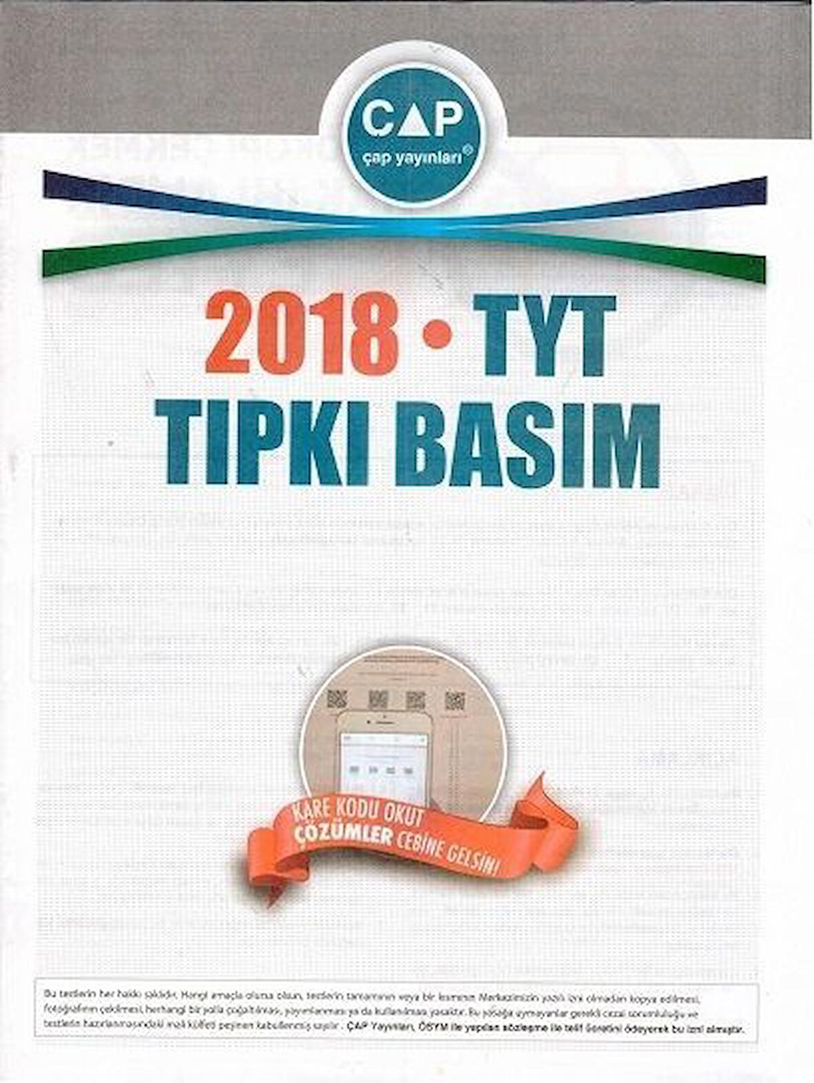 2018 TYT Tıpkı Basım