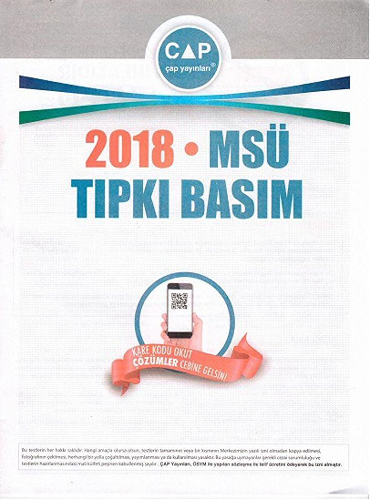 2018 MSÜ Tıpkı Basım