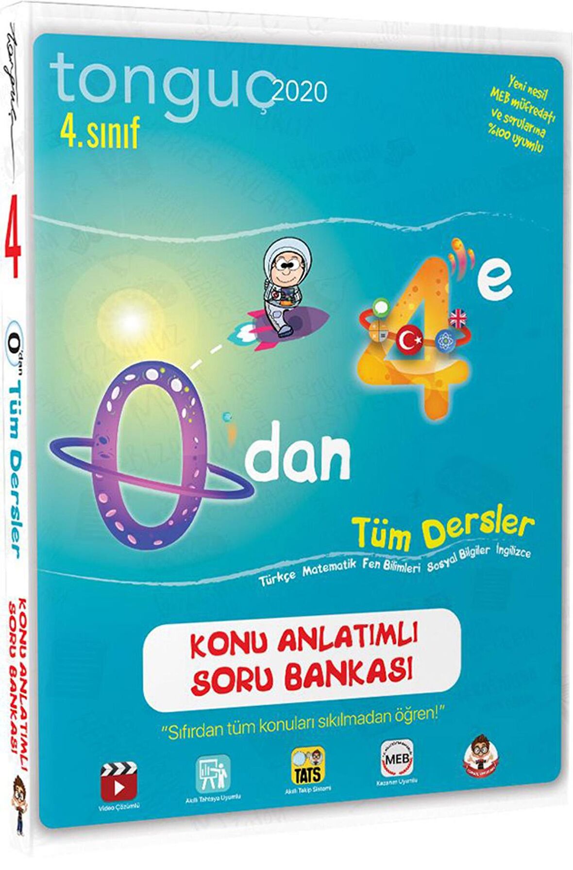 Tonguç Yayınları 4. Sınıf 0'Dan 4'E Tüm Dersler Konu Anlatımlı Soru Bankası