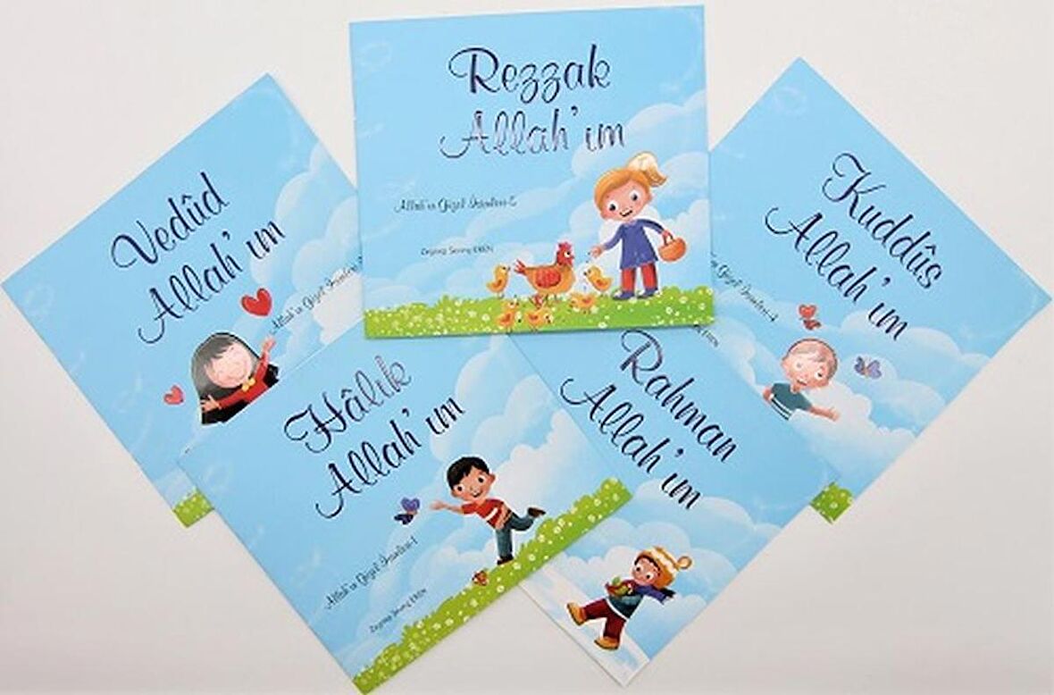Allahın Güzel İsimleri Seti (5 Kitap Takım)