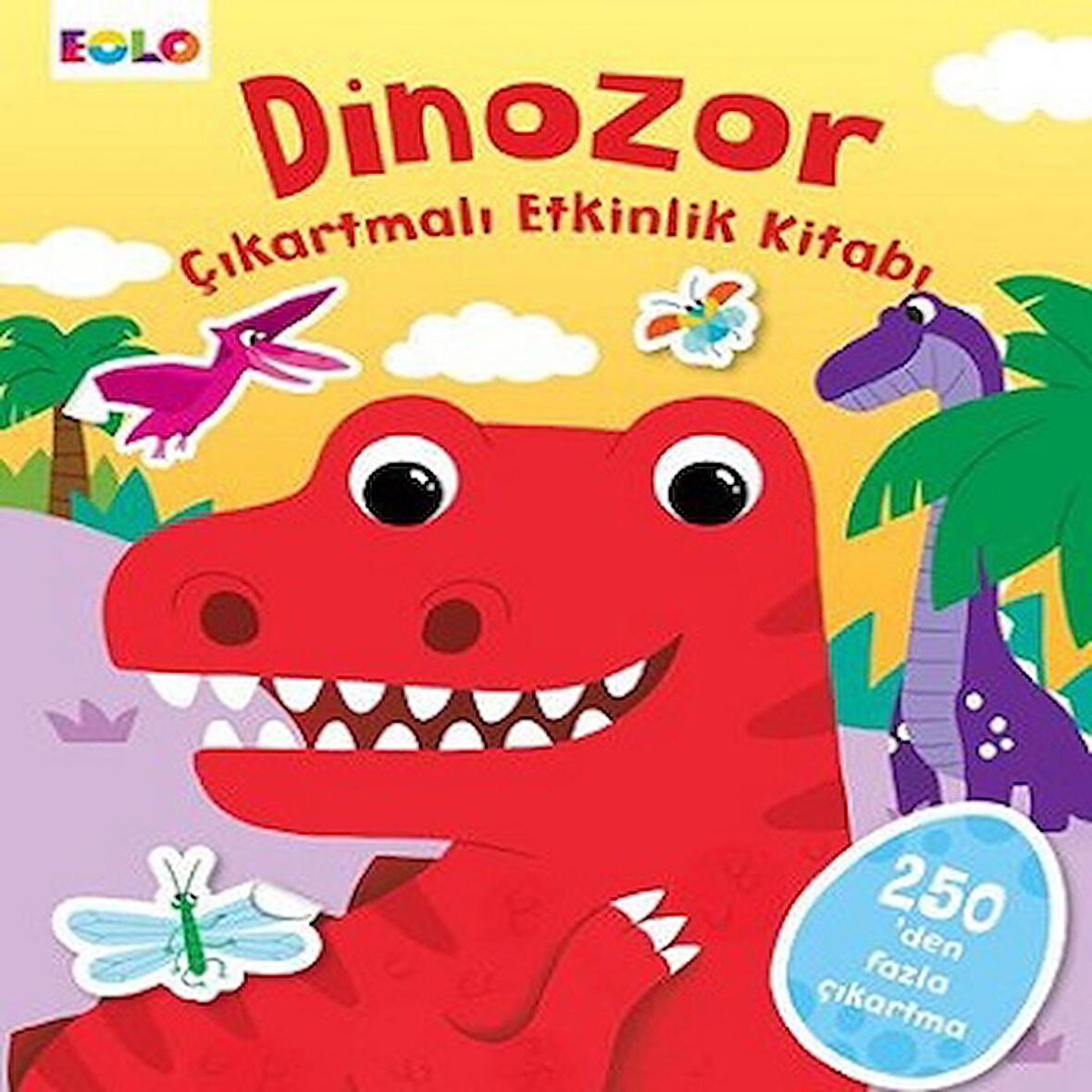 Dinozor Çıkartmalı Etkinlik Kitabı