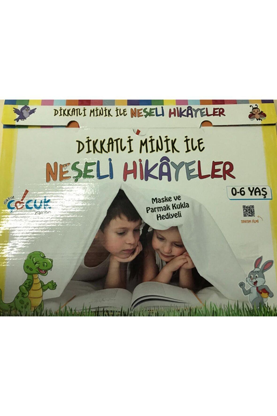 Dikkatli Minik İle Neşeli Hikayeler (0/6 Yaş) - Kolektif - Dikkat Çocuk Yayınları