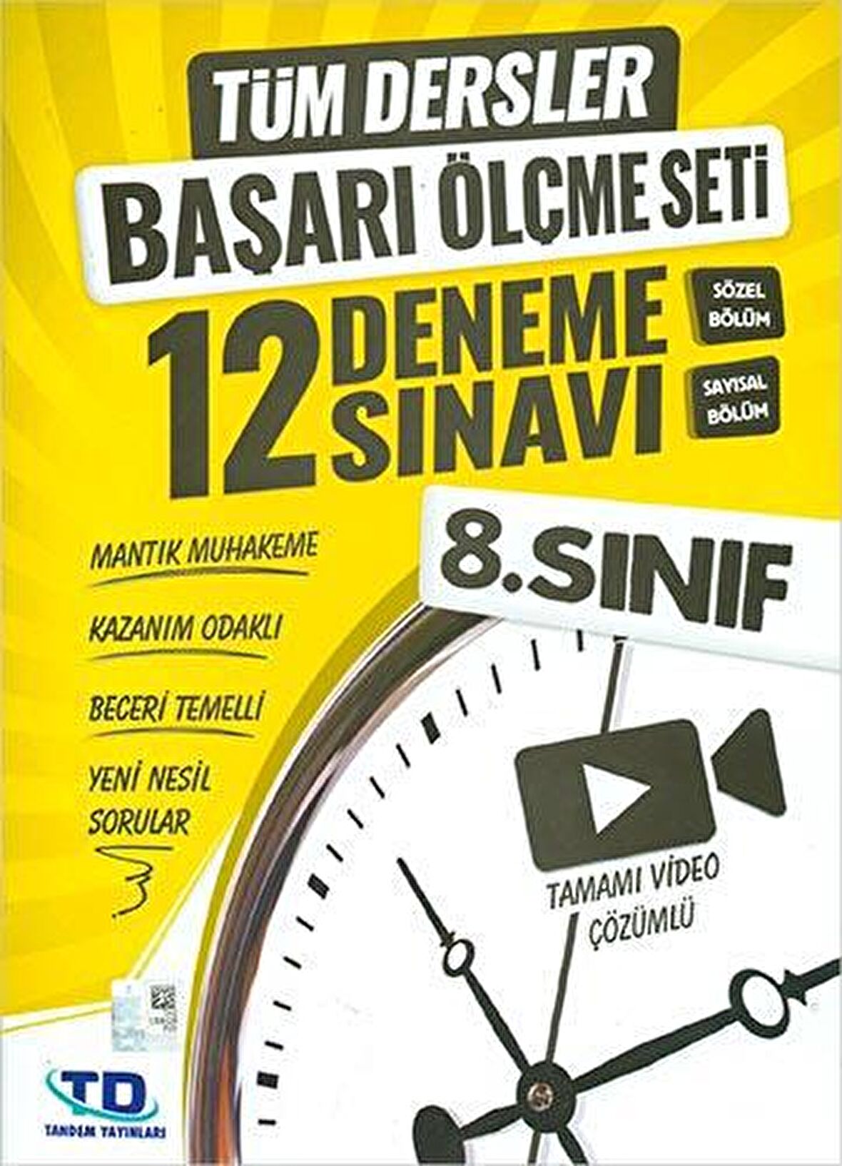 8. Sınıf Tüm Dersler Başarı Ölçme Seti 12 Deneme Sınavı