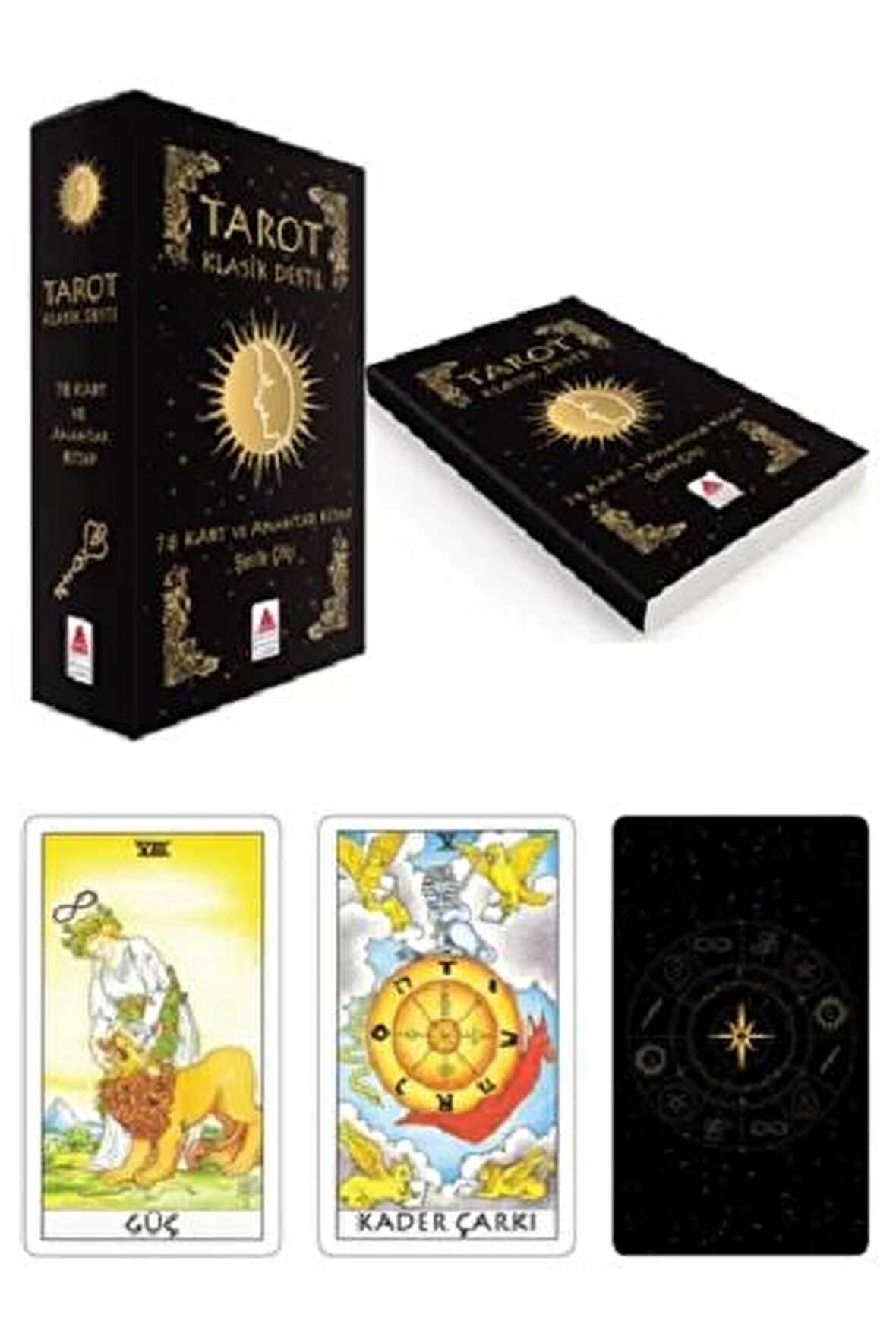 Tarot Klasik Deste, 78 Kart ve Anahtar Kitap