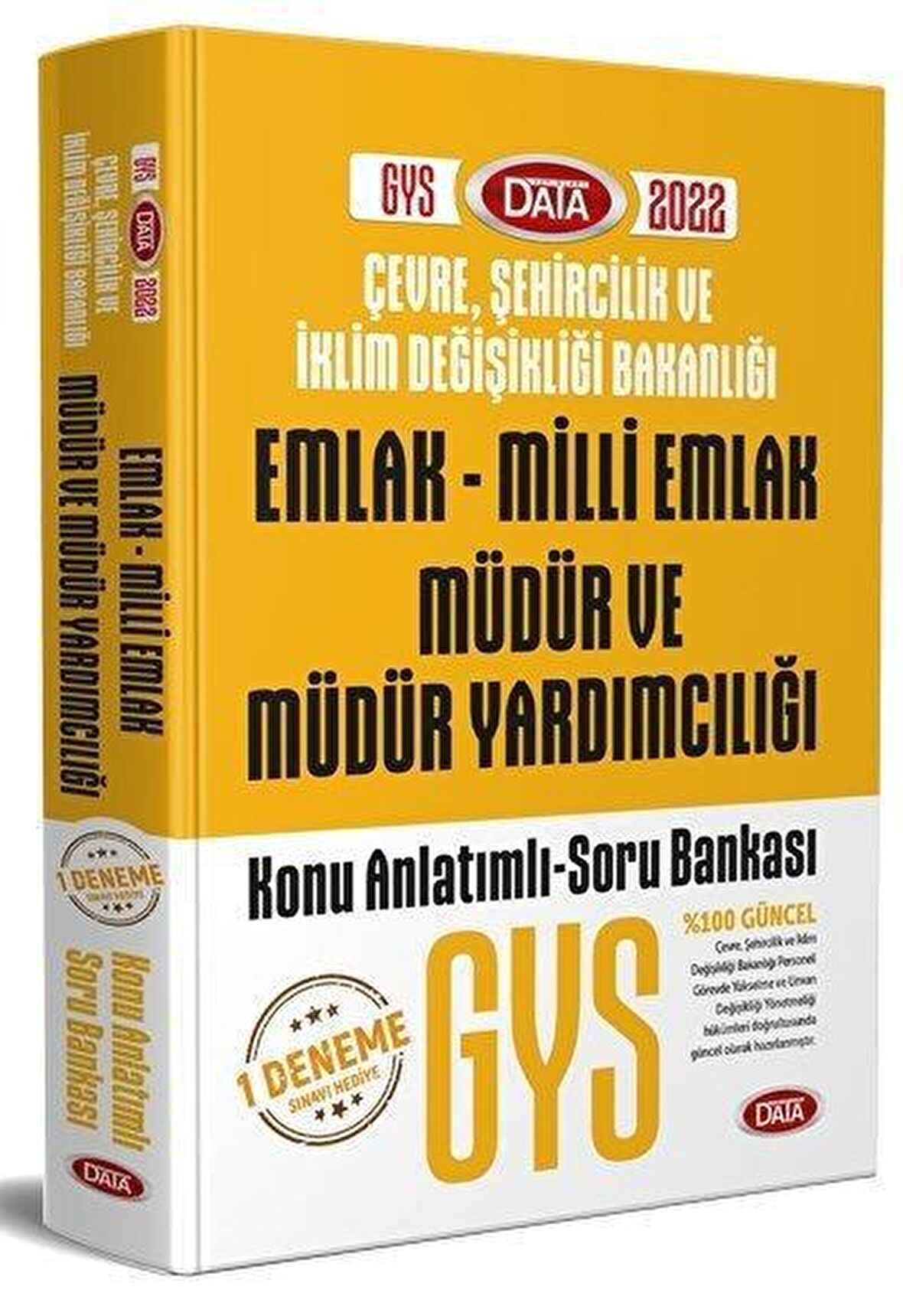 GYS Çevre ve Şehircilik Bak Emlak Milli Emlak Müdür ve Müdür Yar. Konu Anlatımlı Soru Bankası Data