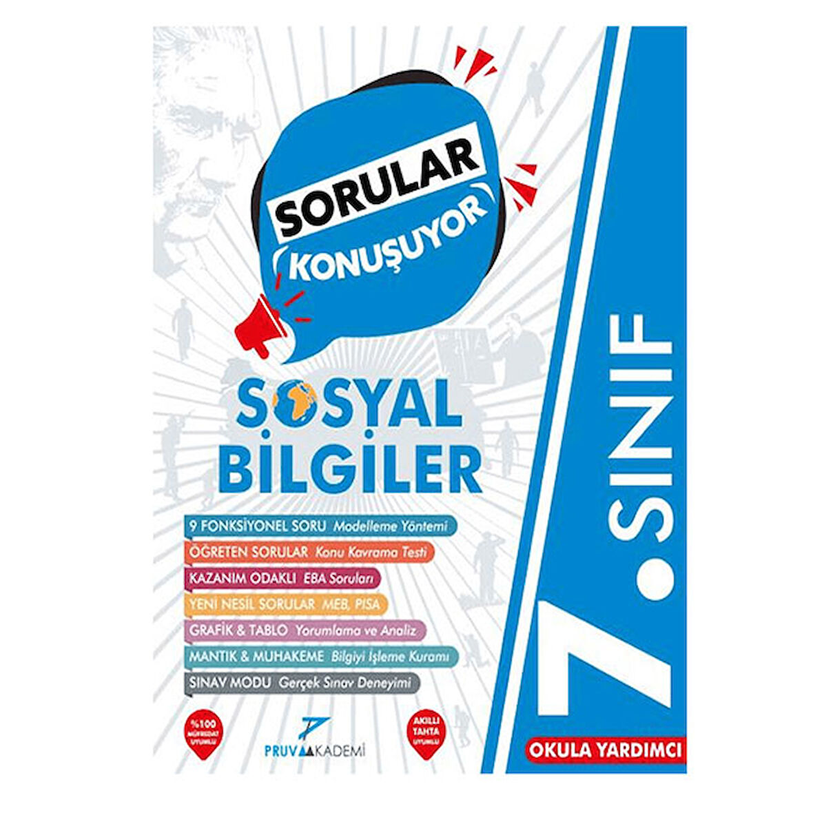 7 Sınıf Sosyal Bilgiler Soru Bankası Pruva Akademi Yayınları