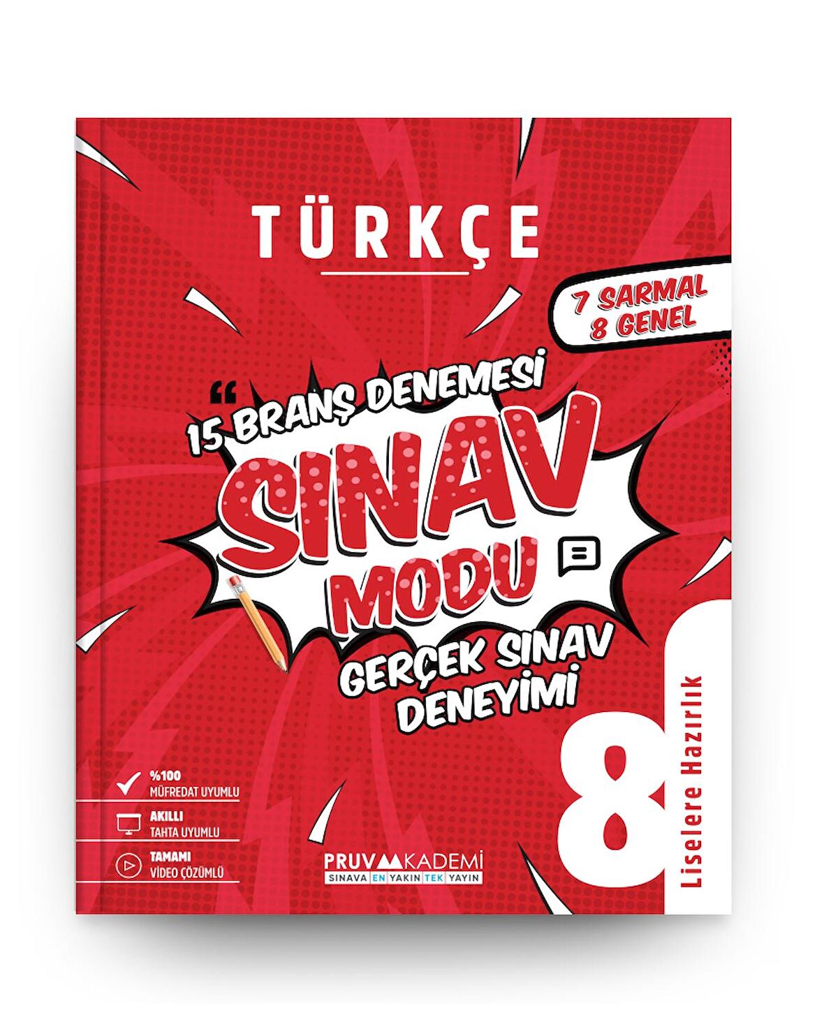 Pruva Akademi 8. Sınıf Türkçe Sınav Modu 15 Deneme