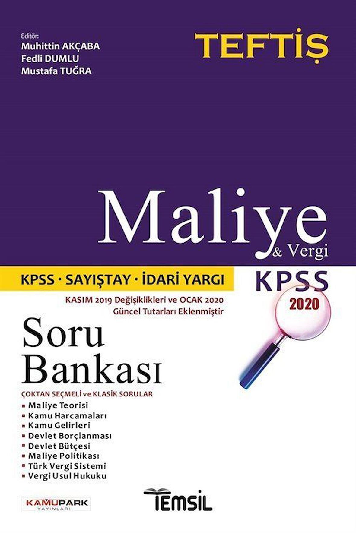 Maliye ve Vergi Hukuku Soru Bankası