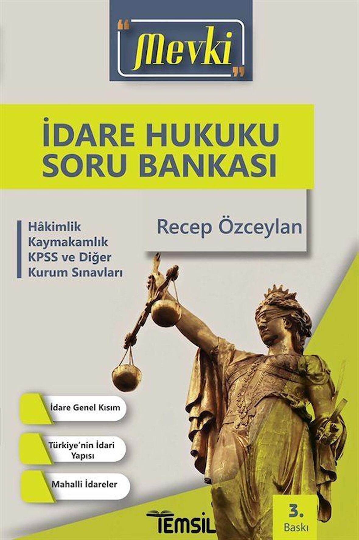 Mevki - İdare Hukuku Tamamı Çözümlü Soru Bankası