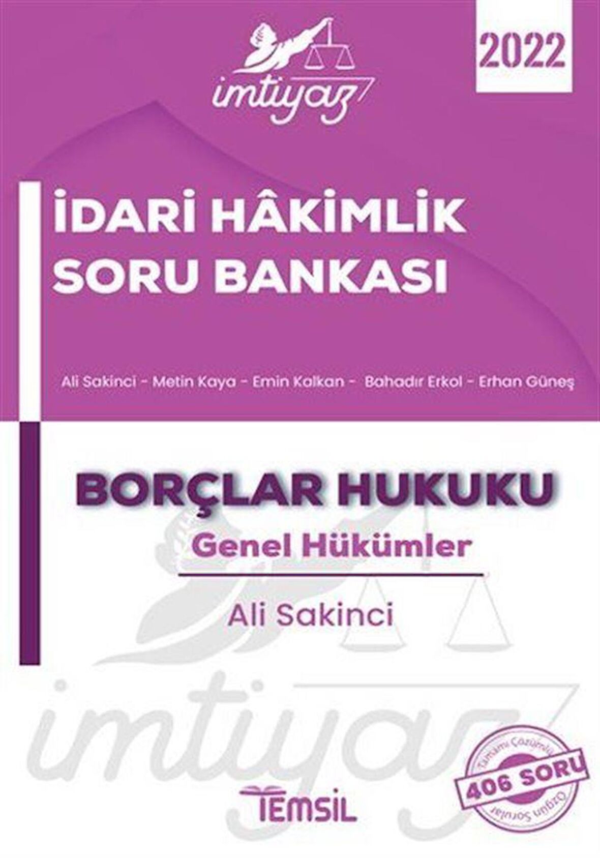 İmtiyaz İdari Hakimlik Soru Bankası