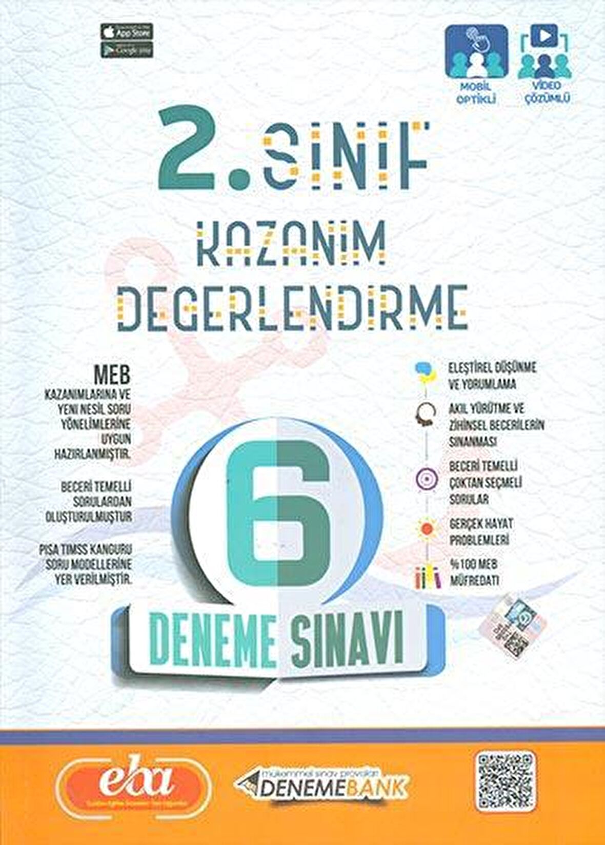 DenemeBank 2.Sınıf Kazanım Değerlendirme 6 Deneme Sınavı