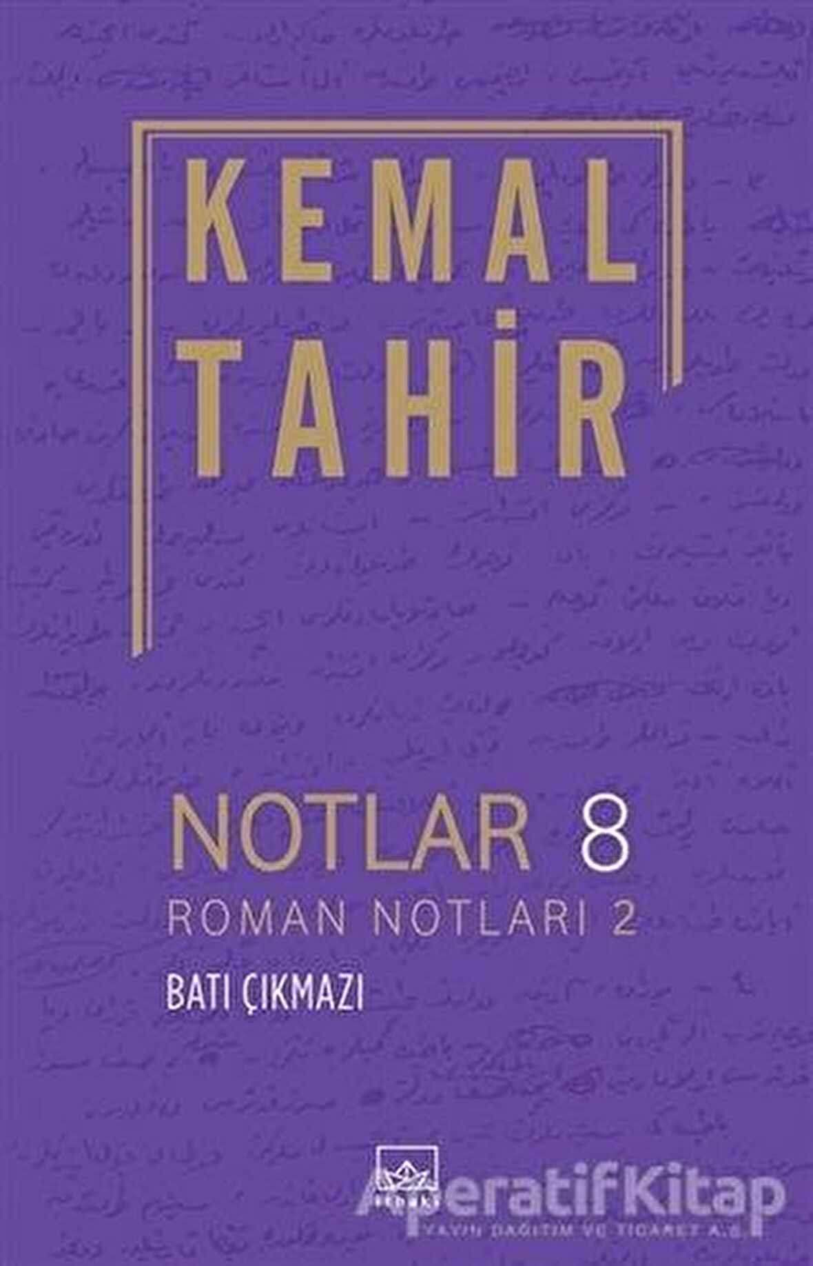 Notlar 8 - Roman Notları 2 - Batı Çıkmazı