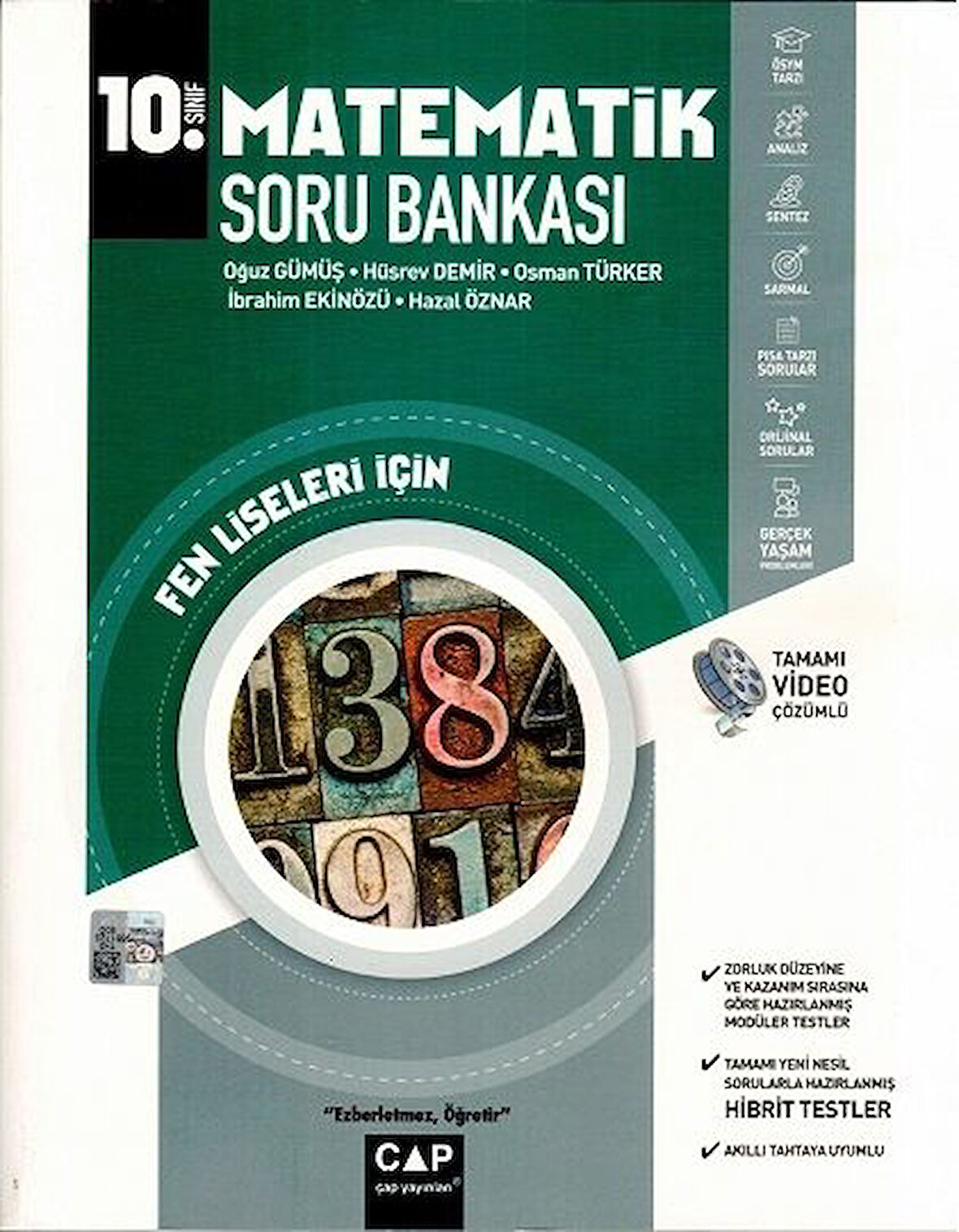 Çap Yayınları 10. Sınıf Matematik Fen Lisesi Soru Bankası