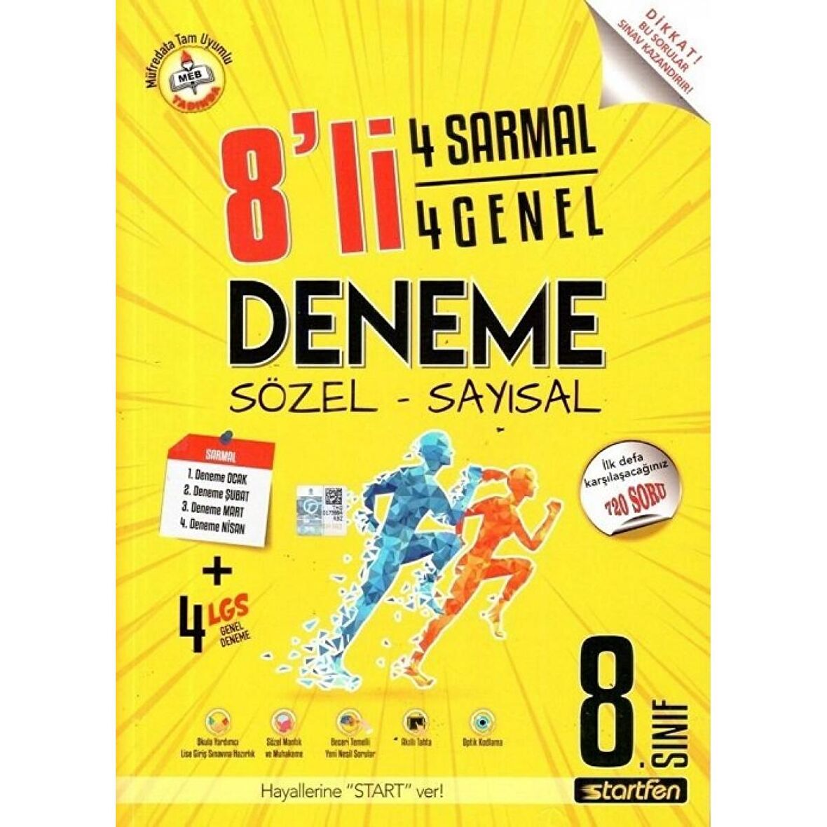 8. Sınıf Sözel Sayısal 8 Deneme