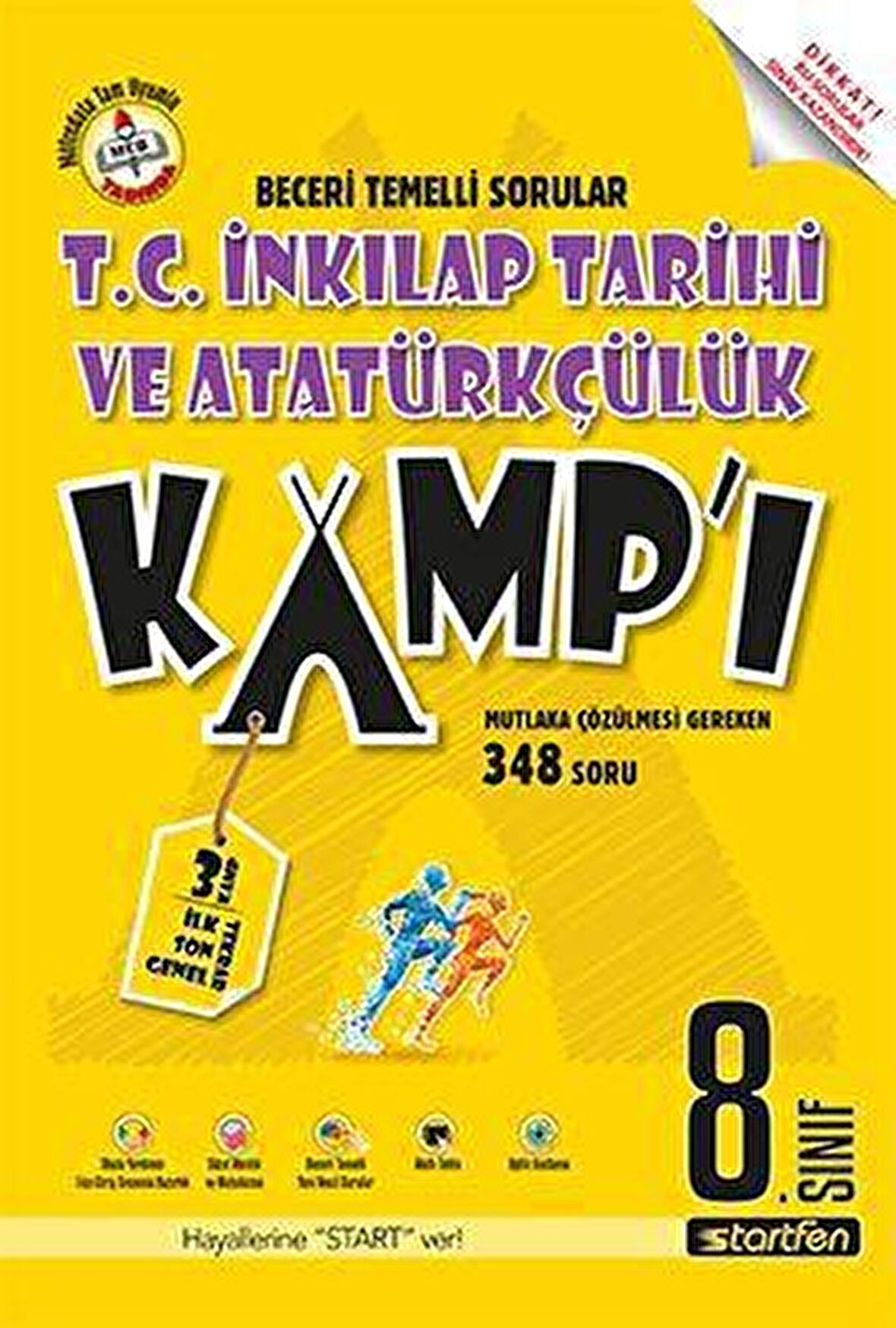8. Sınıf TC İnkilap Tarihi ve Atatürkçülük Kampı Soru Bankası Startfen Yayınları