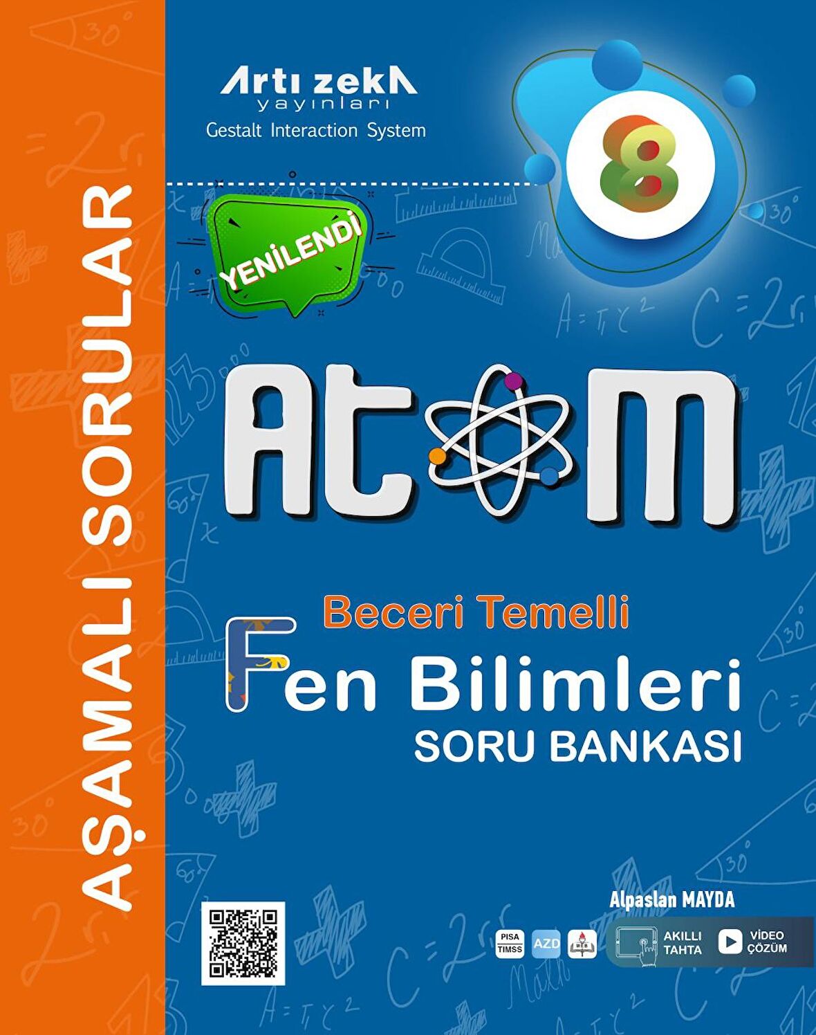 Artı Zeka Yayınları 8. Sınıf LGS Atom Beceri Temelli Fen Bilimleri Aşamalı Soru Bankası