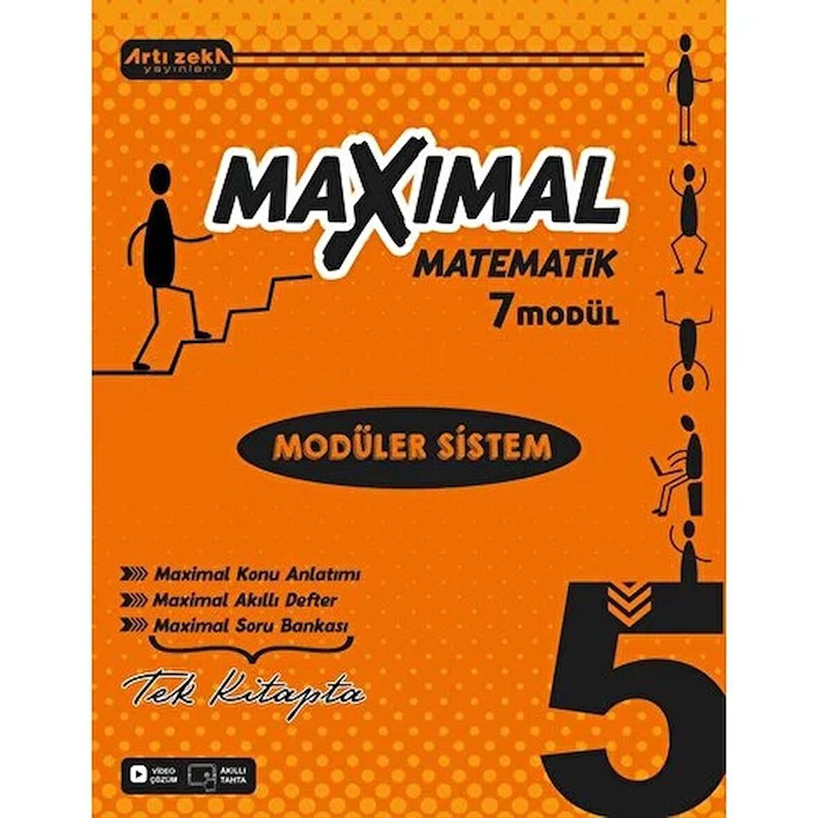 5 Sınıf Maxımal Matematik Modüler Sistem Seti (7 Modül)