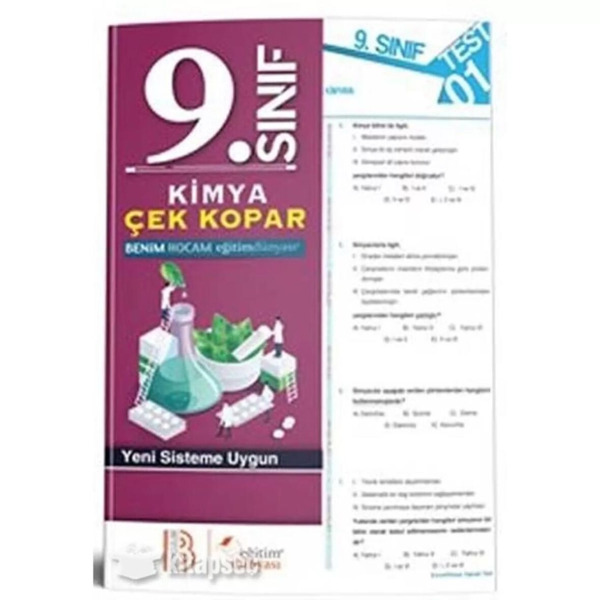 9. Sınıf Kimya Çek Kopar Yaprak Test Eğitim Dünyası Yayınları