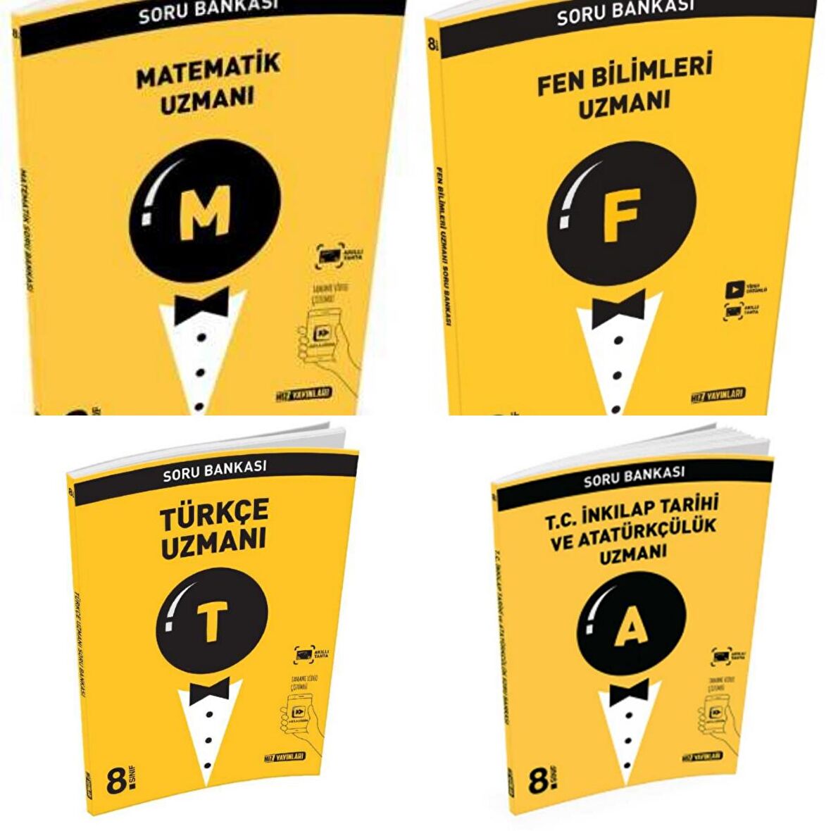 Hız Yayınları 8.Sınıf Uzman Tüm Dresler Soru Bankası Seti Deneme Sınavı Hediyeli