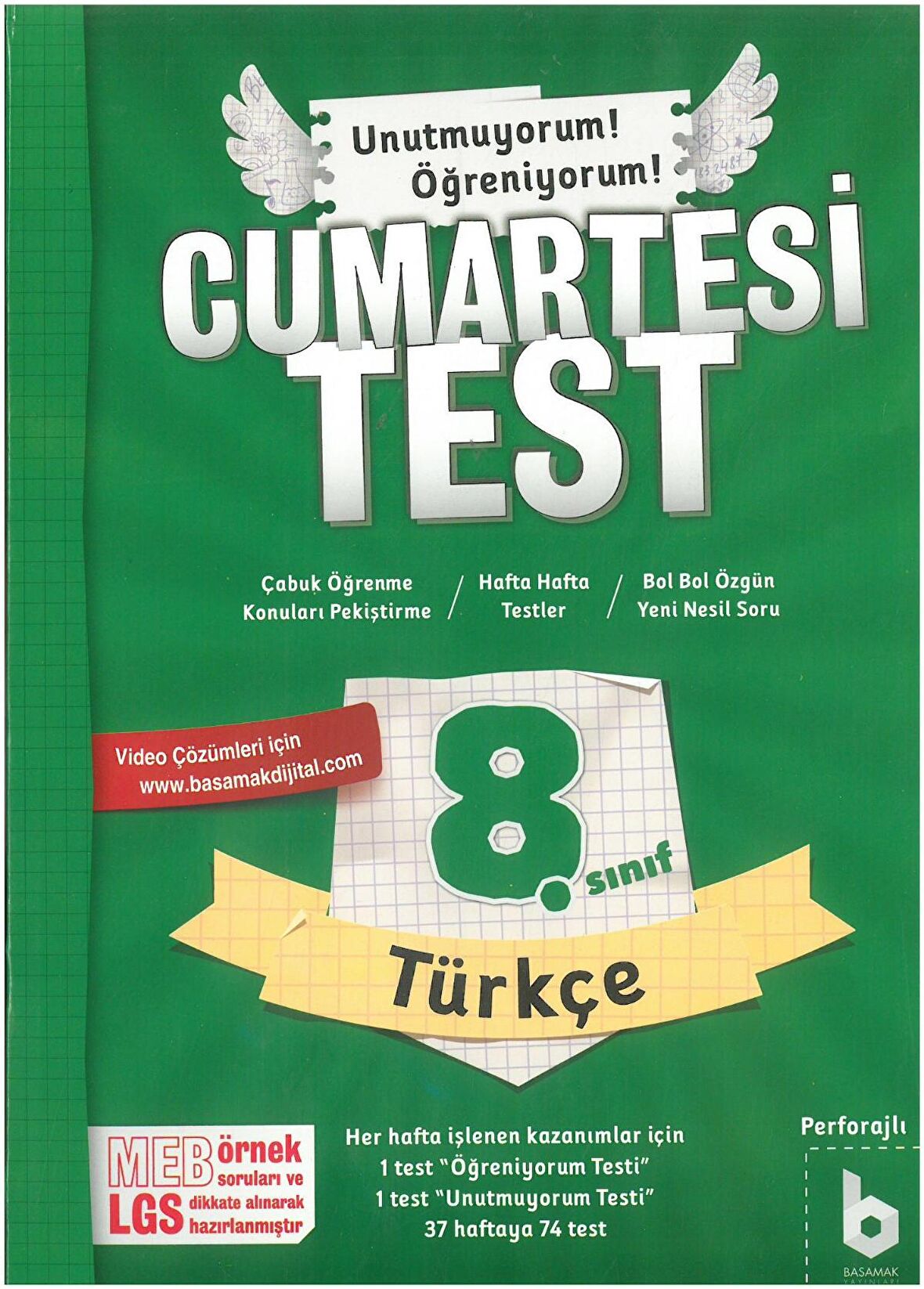 8. Sınıf Cumartesi Test Türkçe