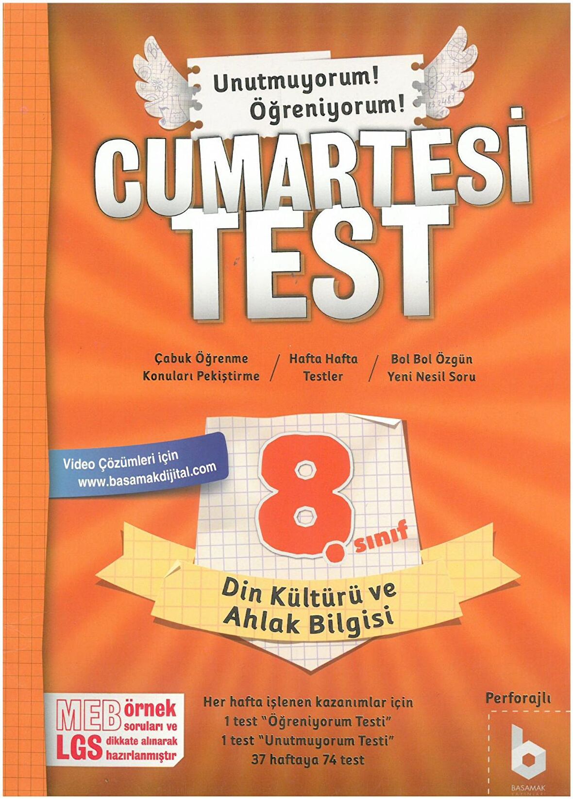 8. Sınıf Cumartesi Test Din Kültürü ve Ahlak Bilgisi