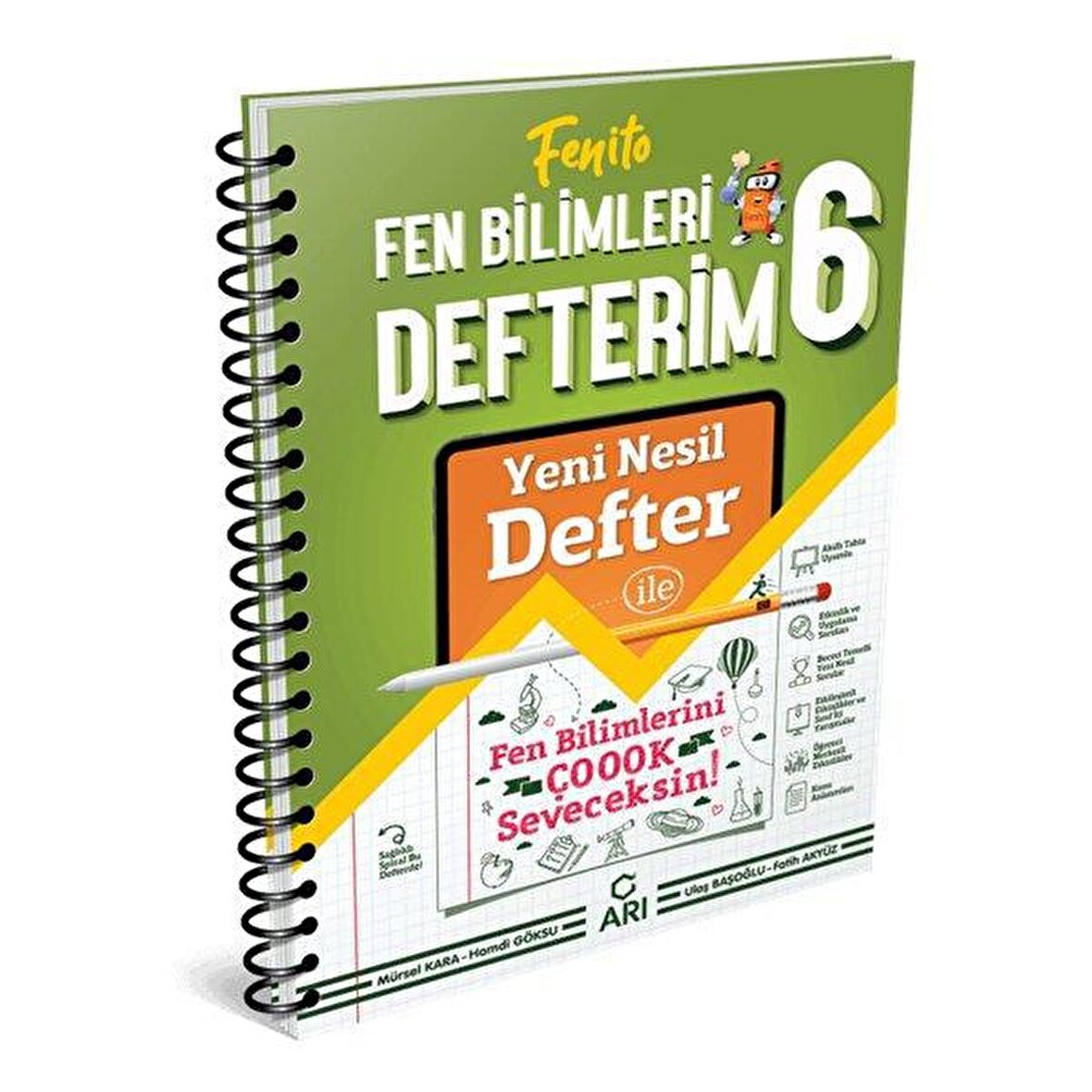 Arı Yayınları 6. Sınıf Fen Bilimleri Fenito Defterim