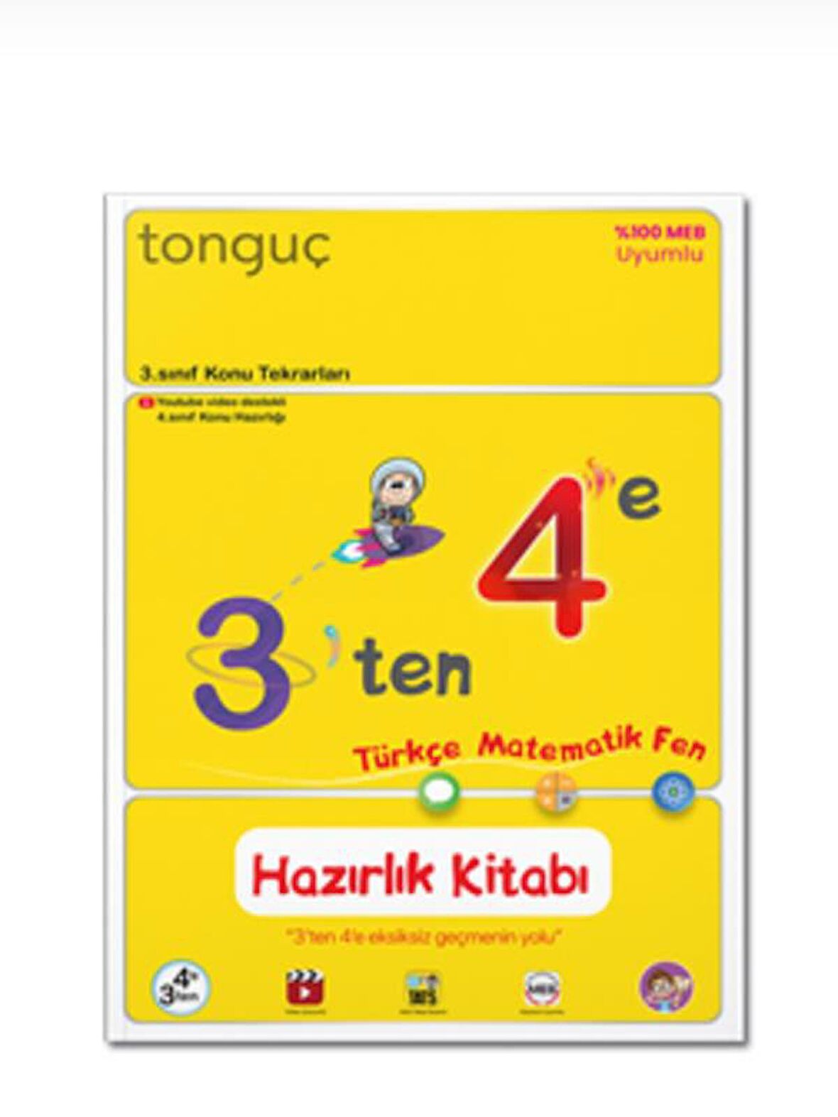 Tonguç Yayınları 3. Sınıf 3'ten 4'e Hazırlık Kitabı