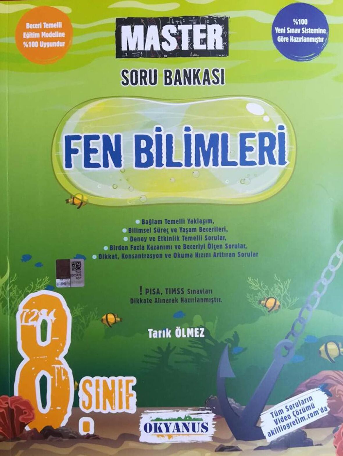 Okyanus 8.Sınıf LGS MASTER Fen Bilimleri Soru Bankası ( Mantık Muhakeme Destekli)