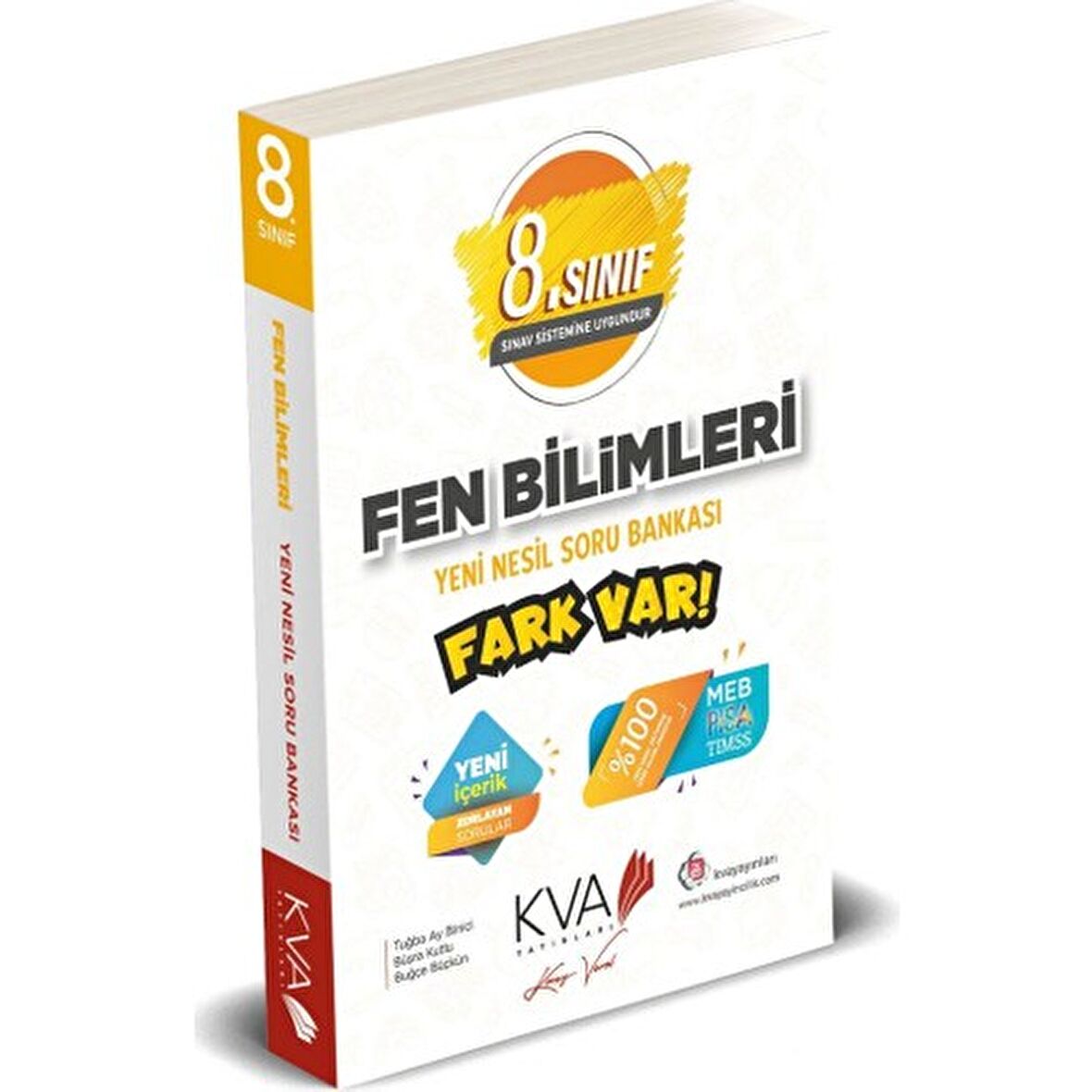 8.Sınıf Fen Bilimleri Yeni Nesil Soru Bankası KVA Yayınları