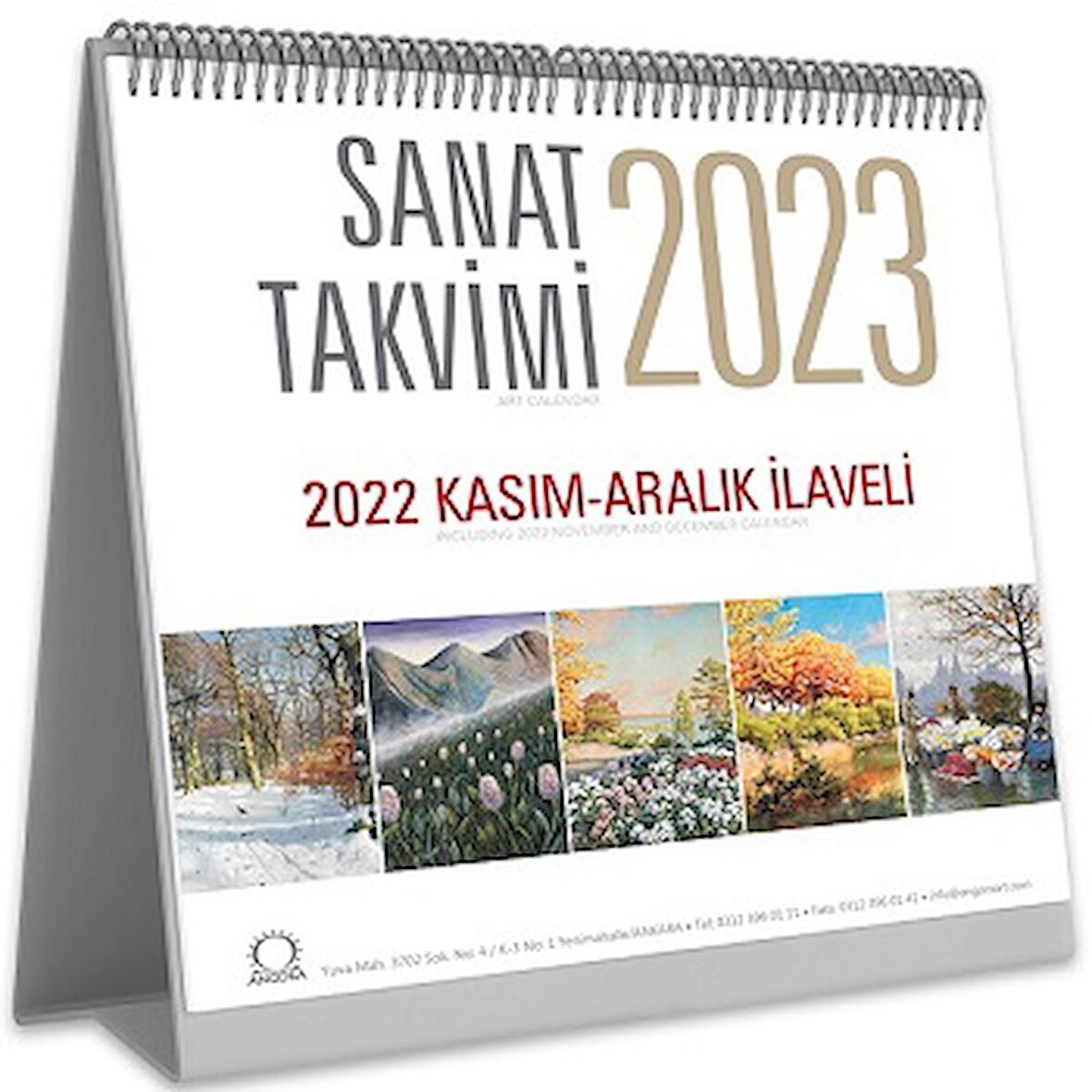 Sanat Takvimi 2023 Masa Takvimi