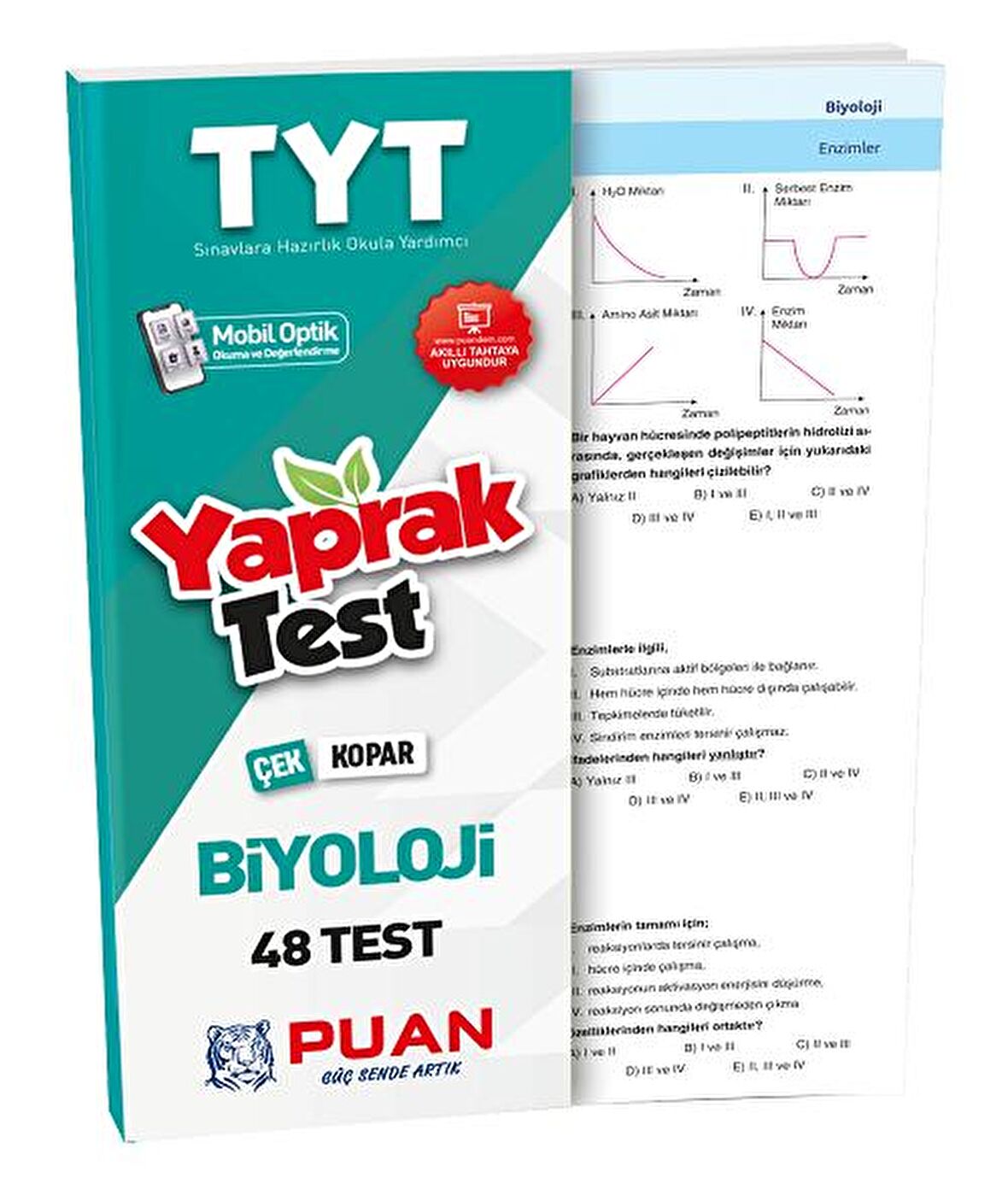 Puan Yayınları 2022 TYT Biyoloji Yaprak Test