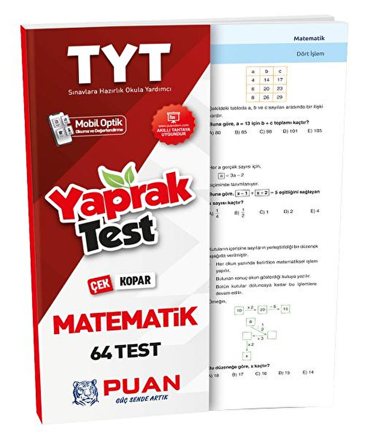 Puan TYT Matematik Yaprak Test