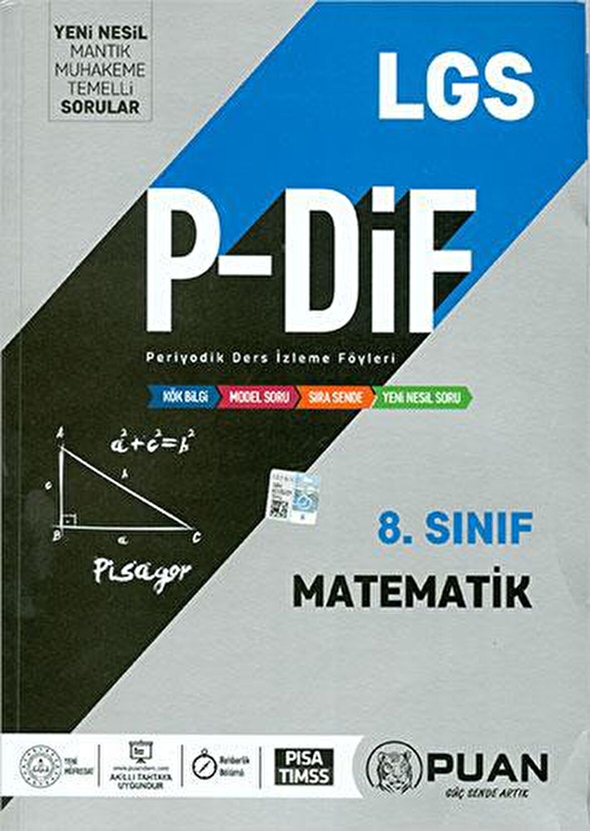 Puan 8.Sınıf LGS Matematik Periyodik Ders İzleme Föyleri