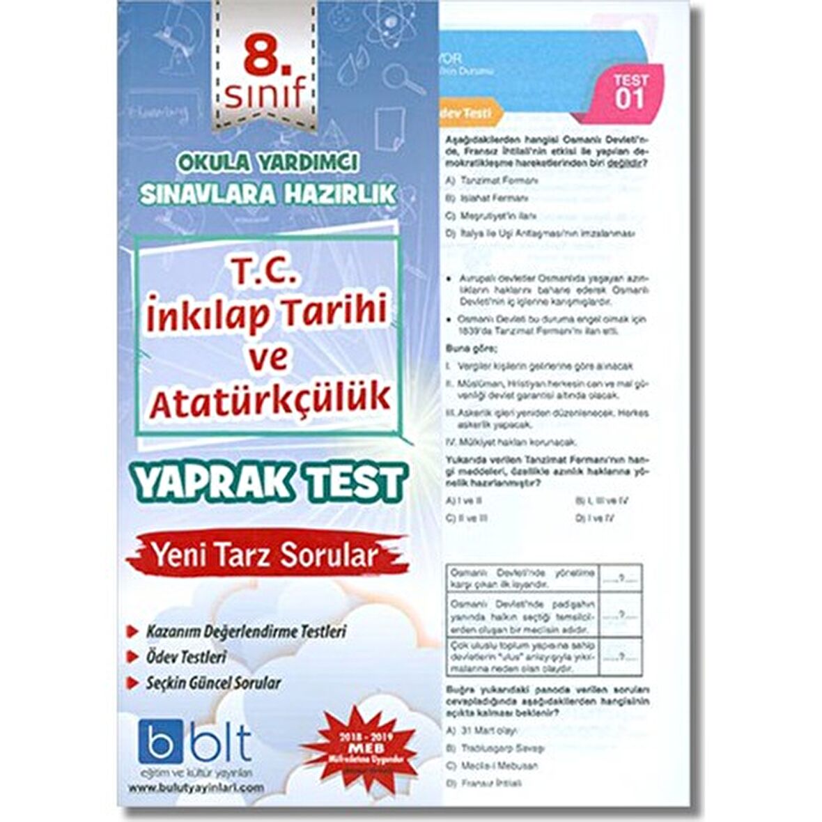 8. Sınıf T.C İnkilap Tarihi ve Atatürkçülük Yaprak Test