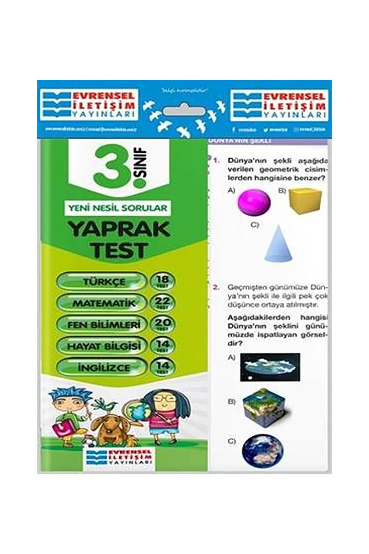 3. Sınıf Tüm Dersler Yaprak Test