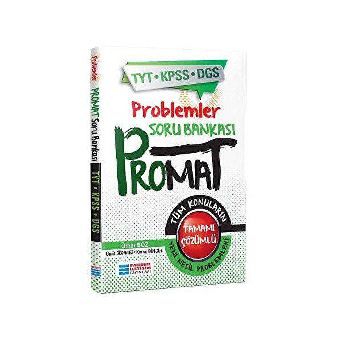 TYT-KPSS-DGS Promat Problemler Soru Bankası - Ümit Sönmez - Evrensel İletişim Yayınları