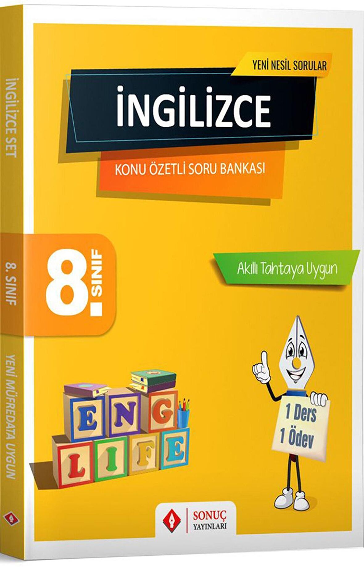 Sonuç 8.Sınıf İngilizce Kazanım Merkezli Soru Bankası
